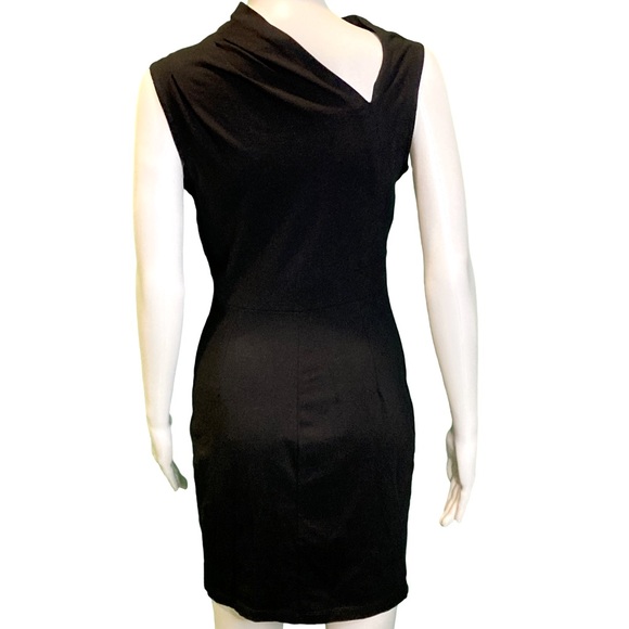 NWT RtA Black Holly Twisted Jersey Mini Dress - Sz 4 - Picture 5 of 9